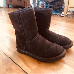 Chocolate brown UGGs